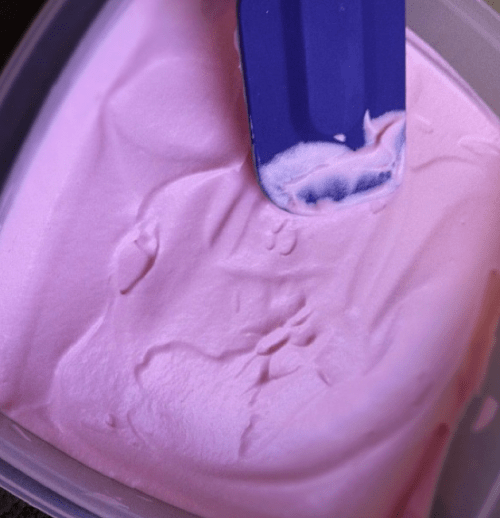 frozen ice cream