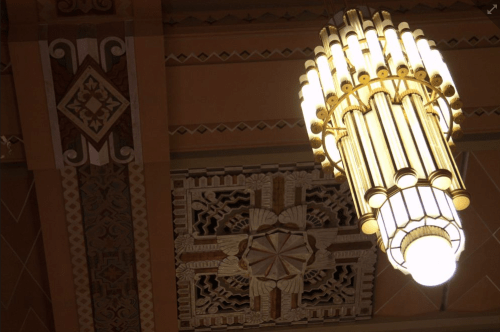 Omaha deco chandelier