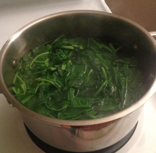 Spinach in Water