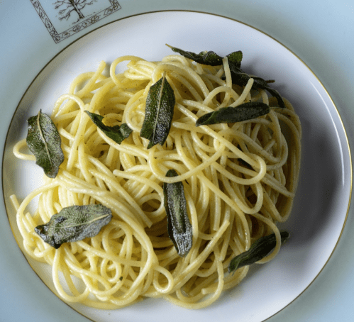 Pasta with Browned Butter and Sage- Quick Fix in the Globe Feb 10
